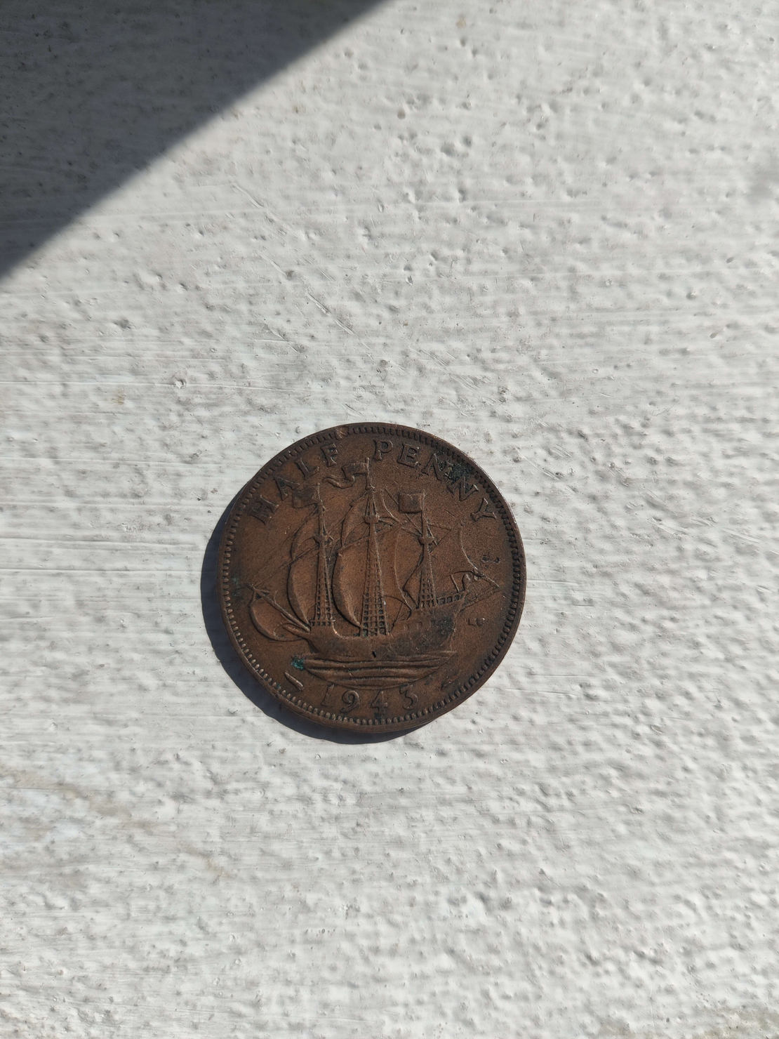 Half penny, 1943