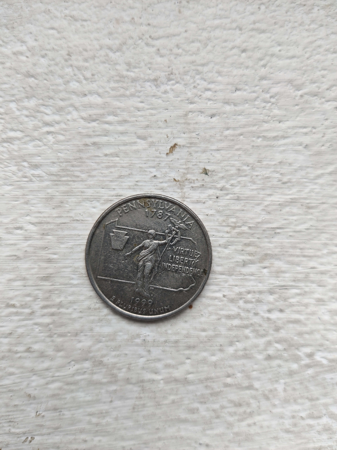 Quarter dollar, 1999, PENNSYLVANIA