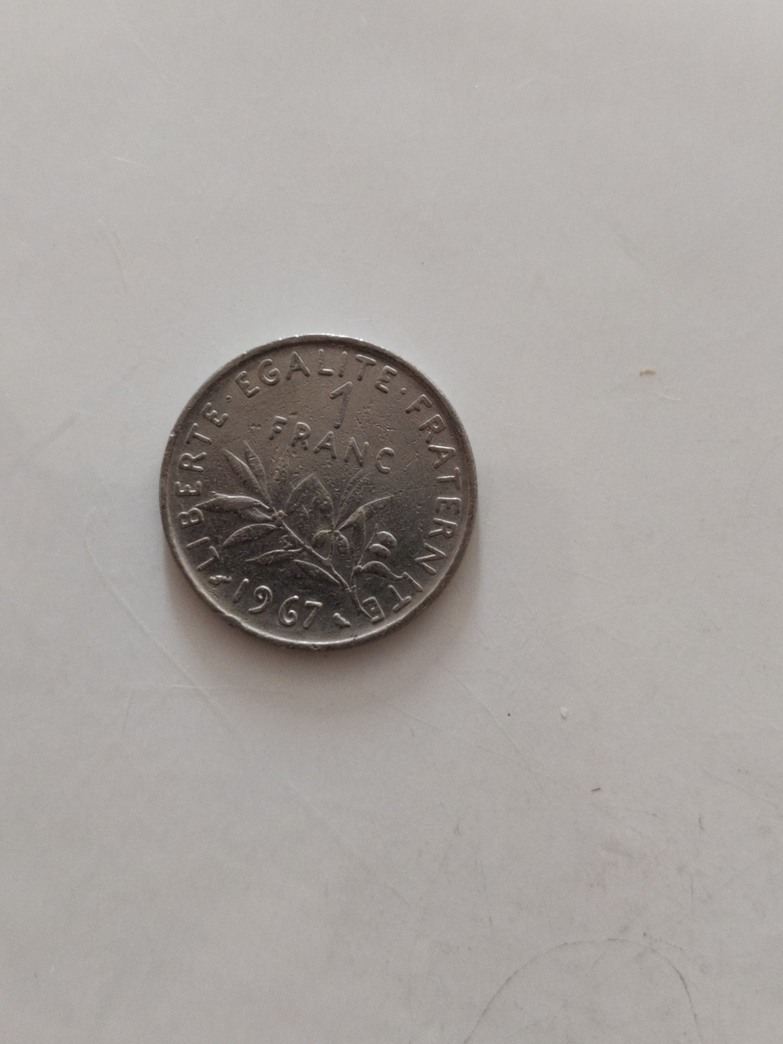 1 franc, 1967
