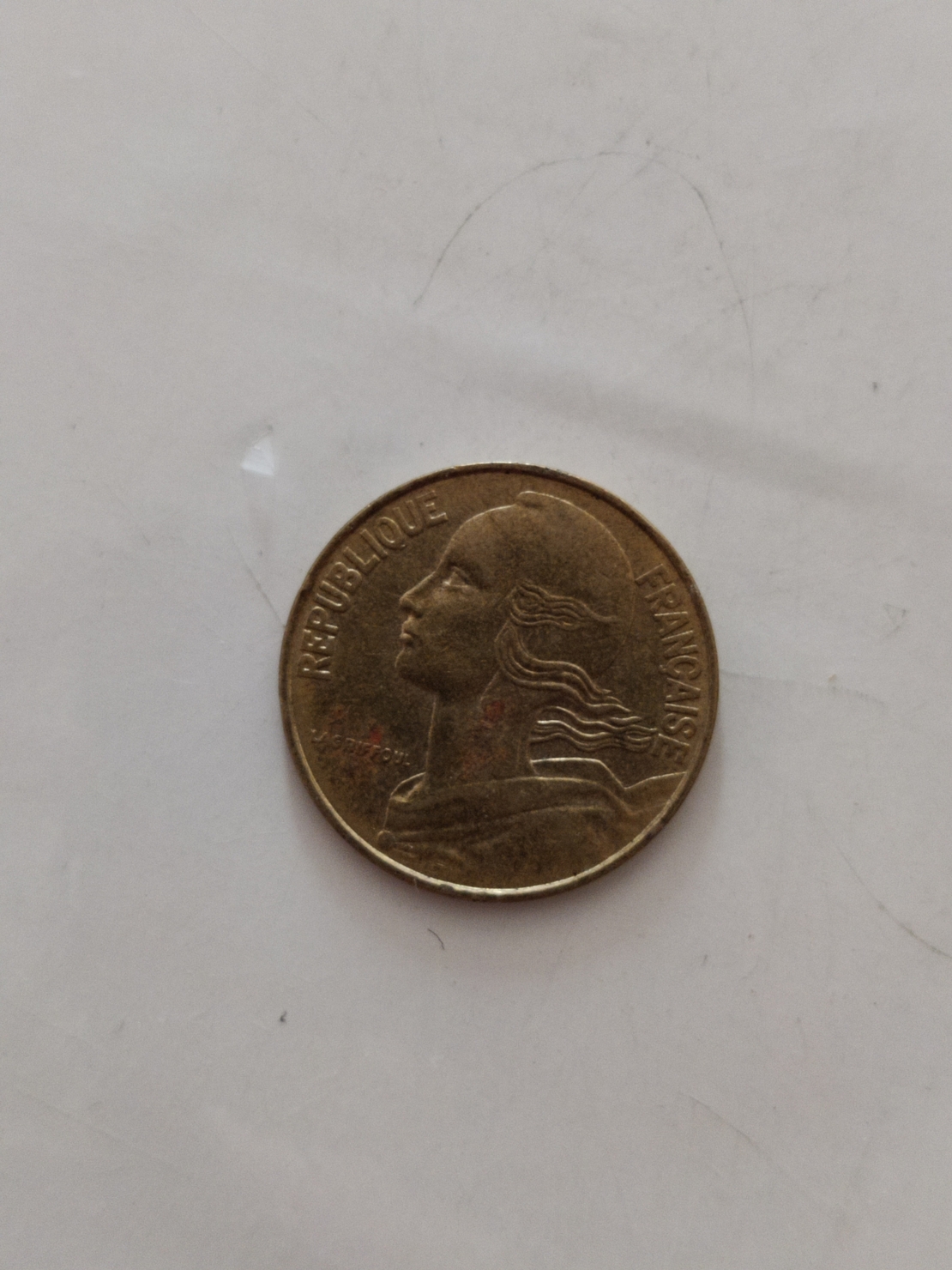 20 centimes, 1977