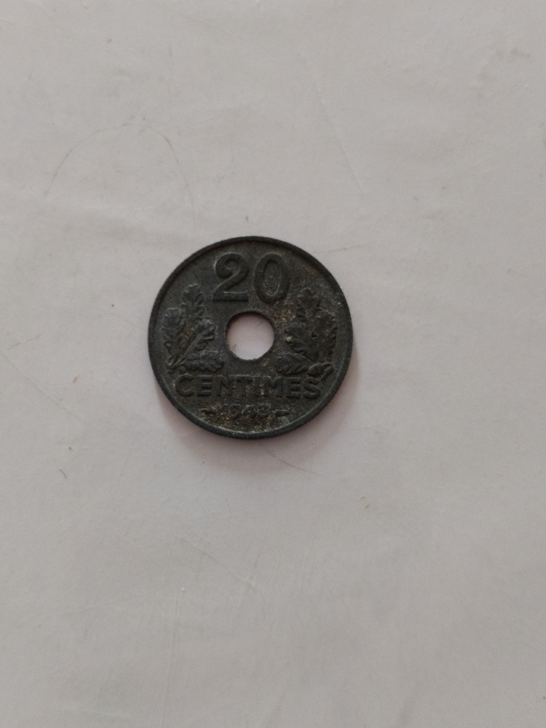 20 centimes, 1943