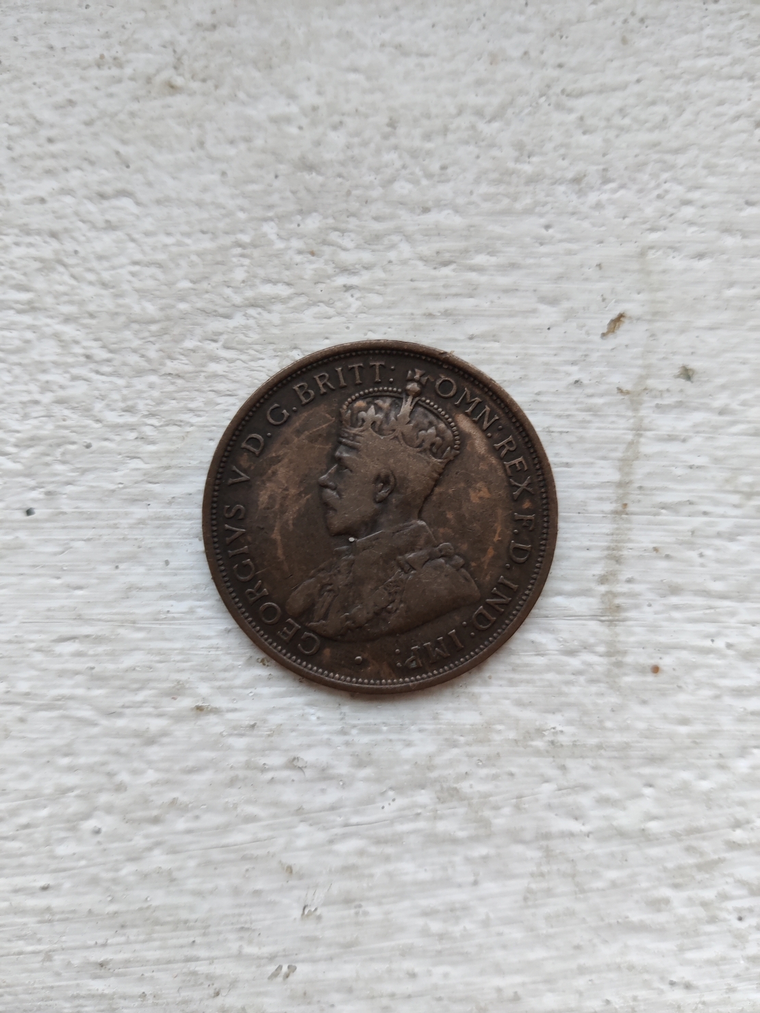 One penny, Australia, 1911