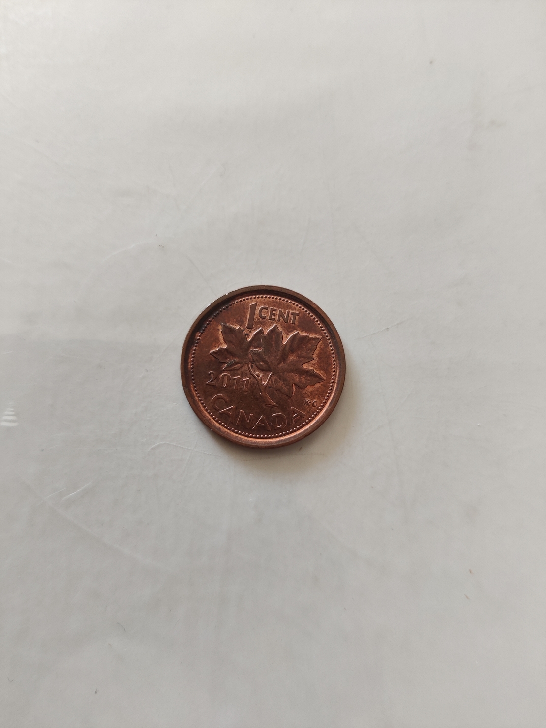 One cent, Canada, 2011