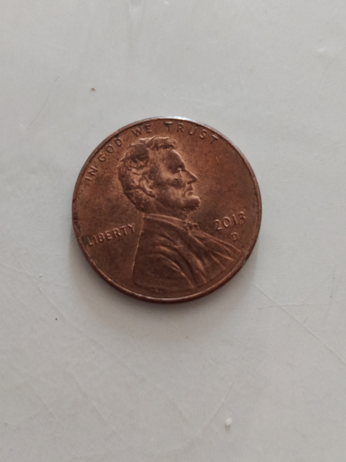 One cent, 2013
