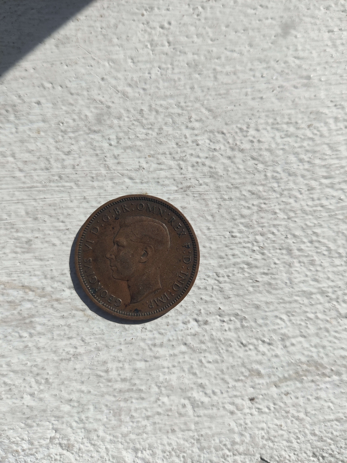 Half penny, 1938
