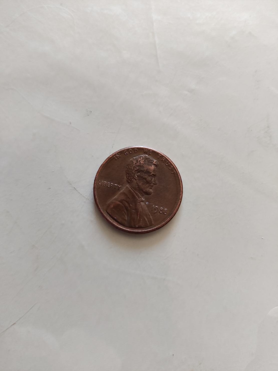 One cent, 1988
