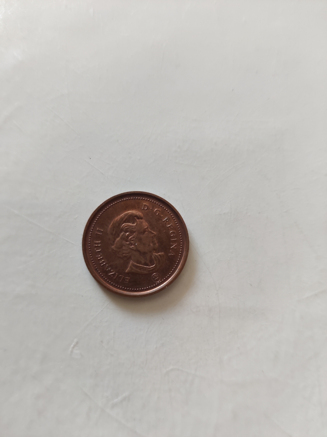 One cent, Canada, 2010