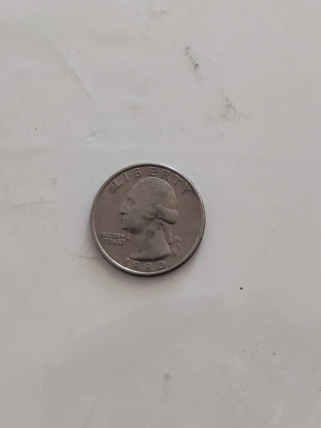 Quarter dollar, 1990