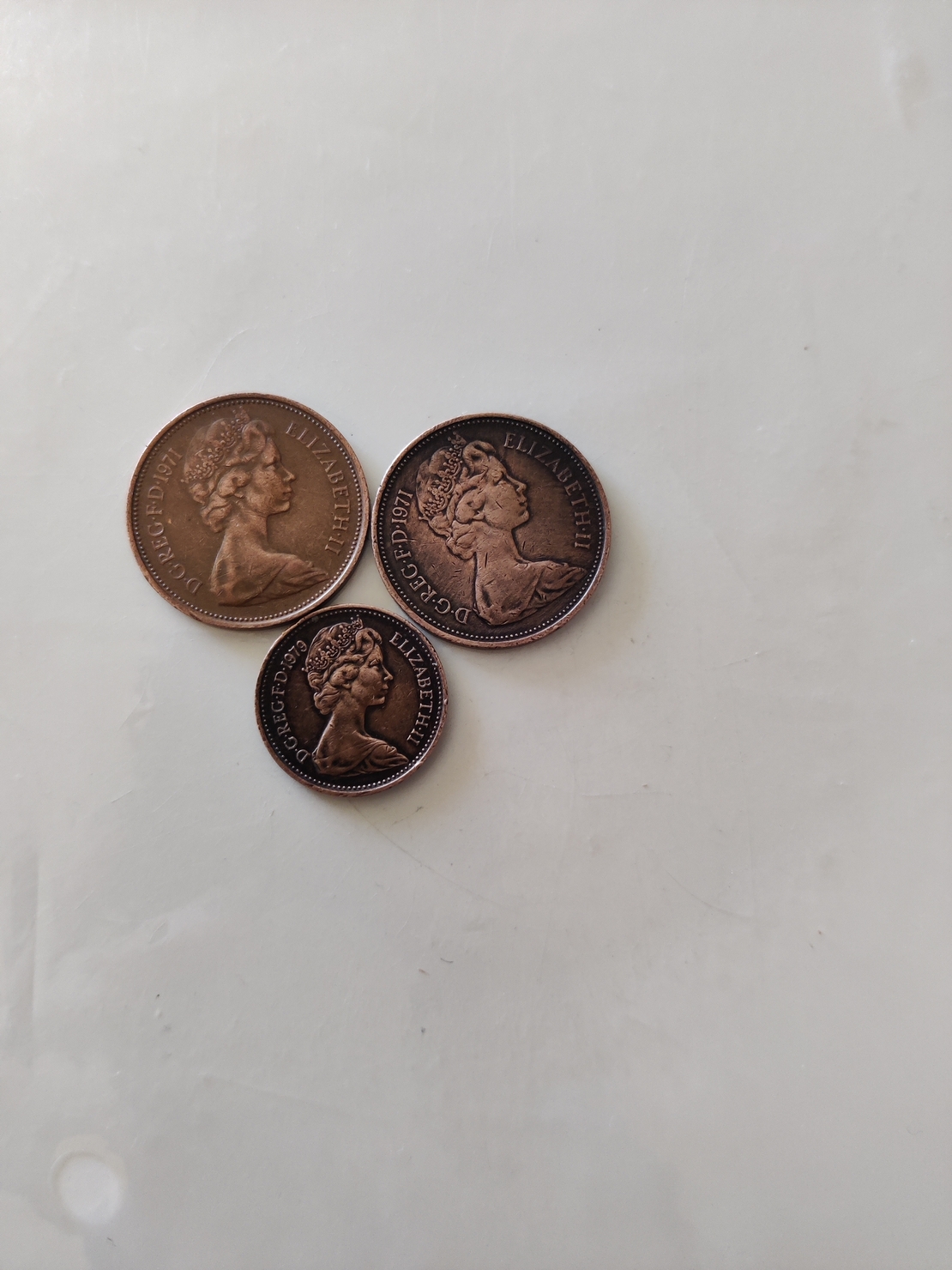 2 new pence, 1971-1979