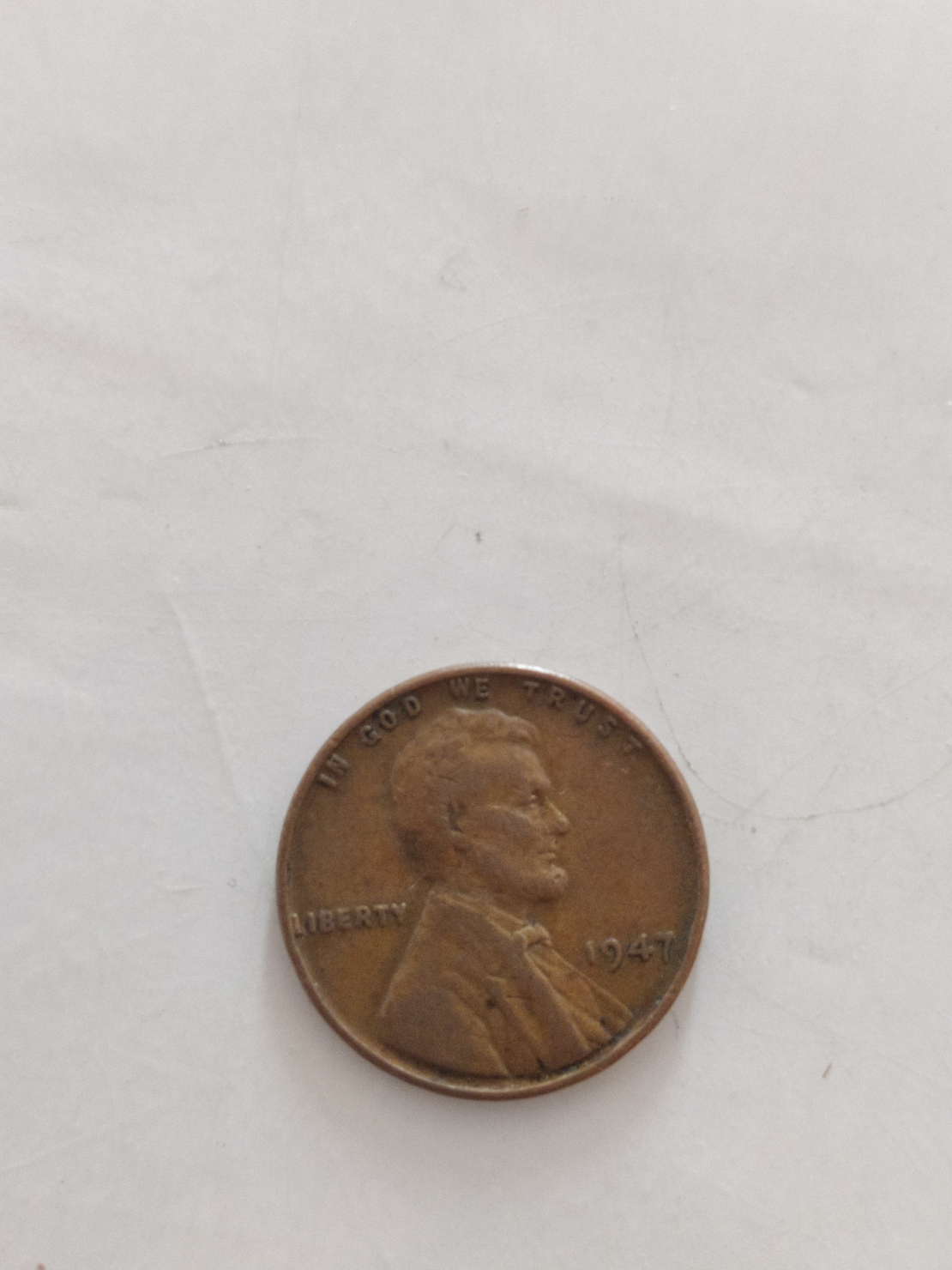 One cent, 1947