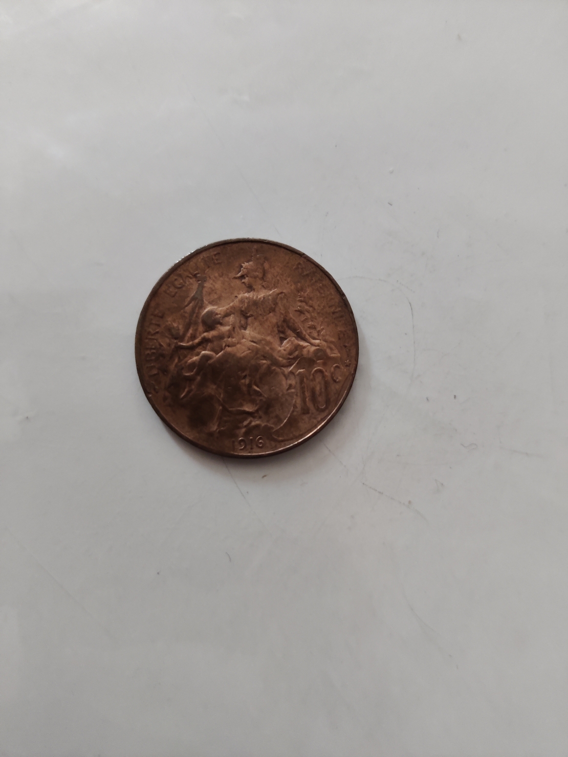 10 c, 1916