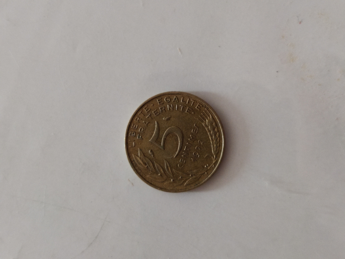 5 centimes, 1972