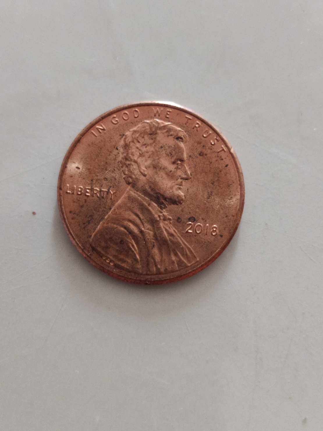 One cent, 2018