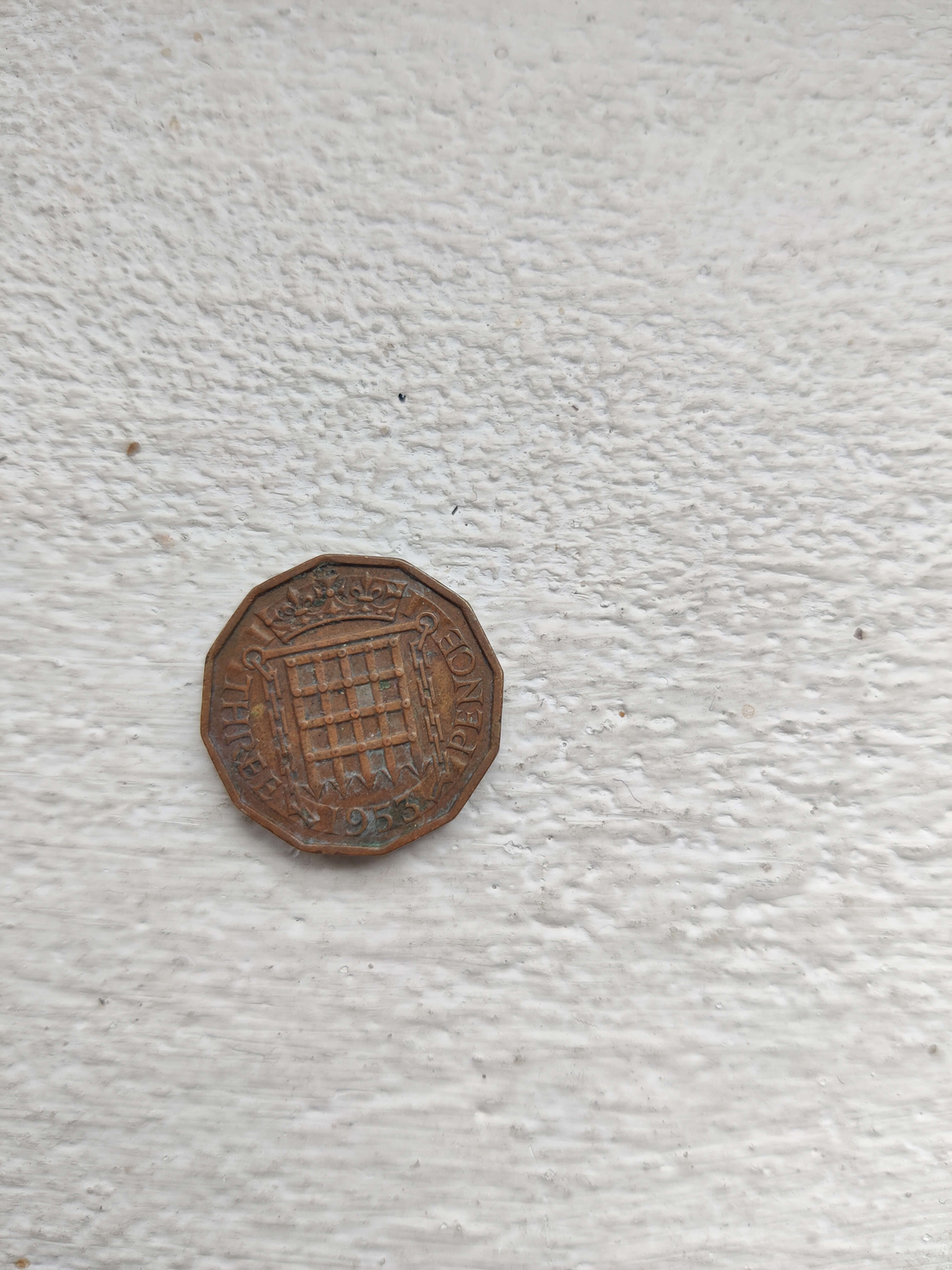 Three pence, 1953