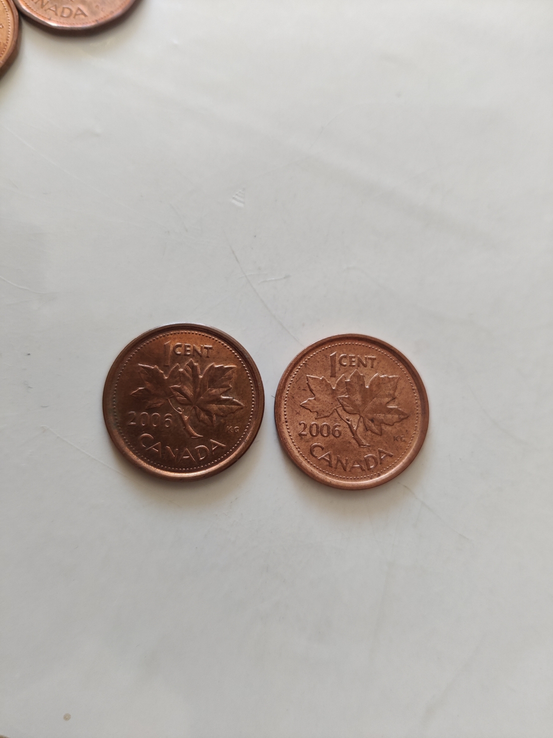 One cent, Canada, 2006