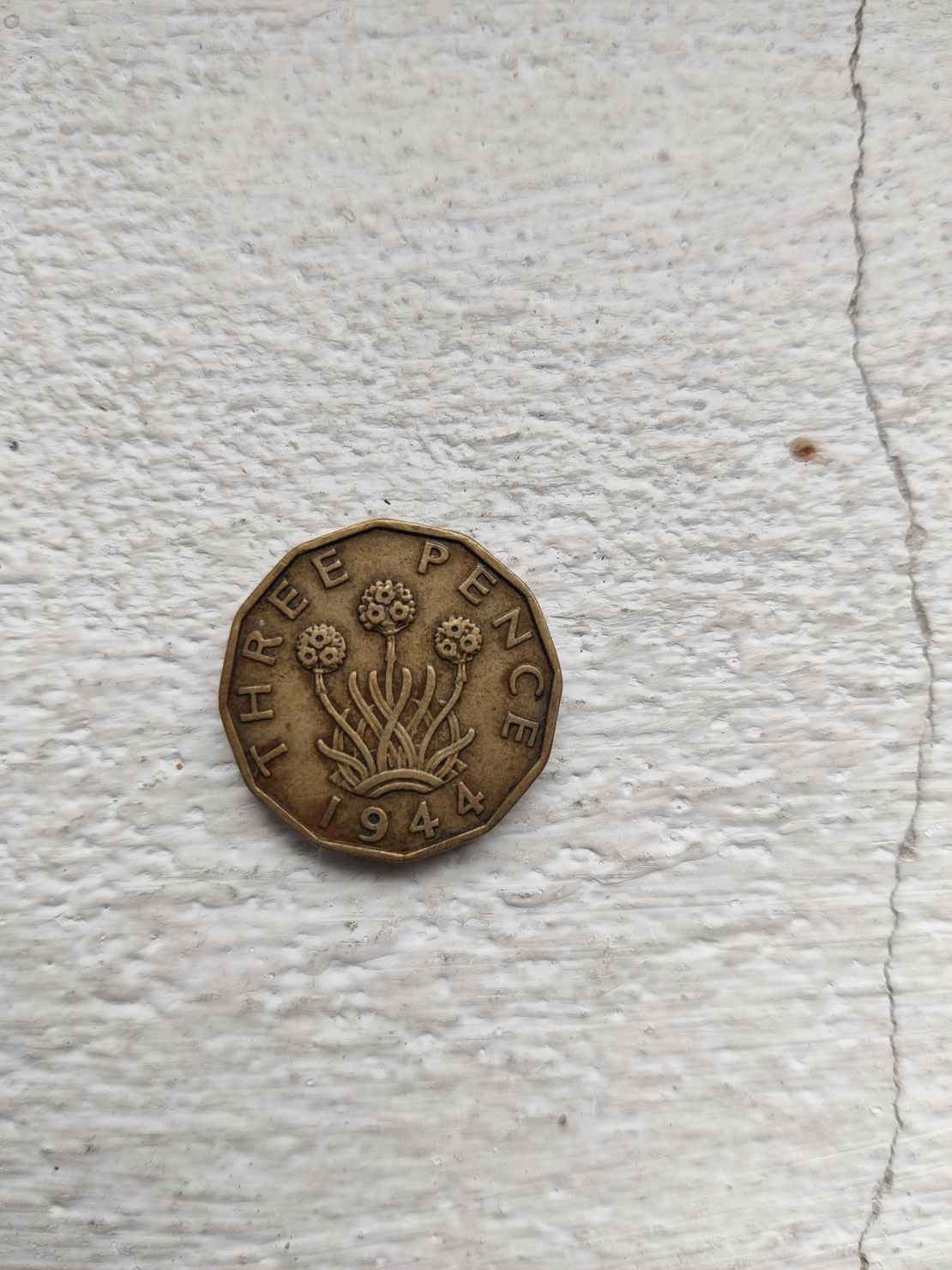 Three pence, 1944