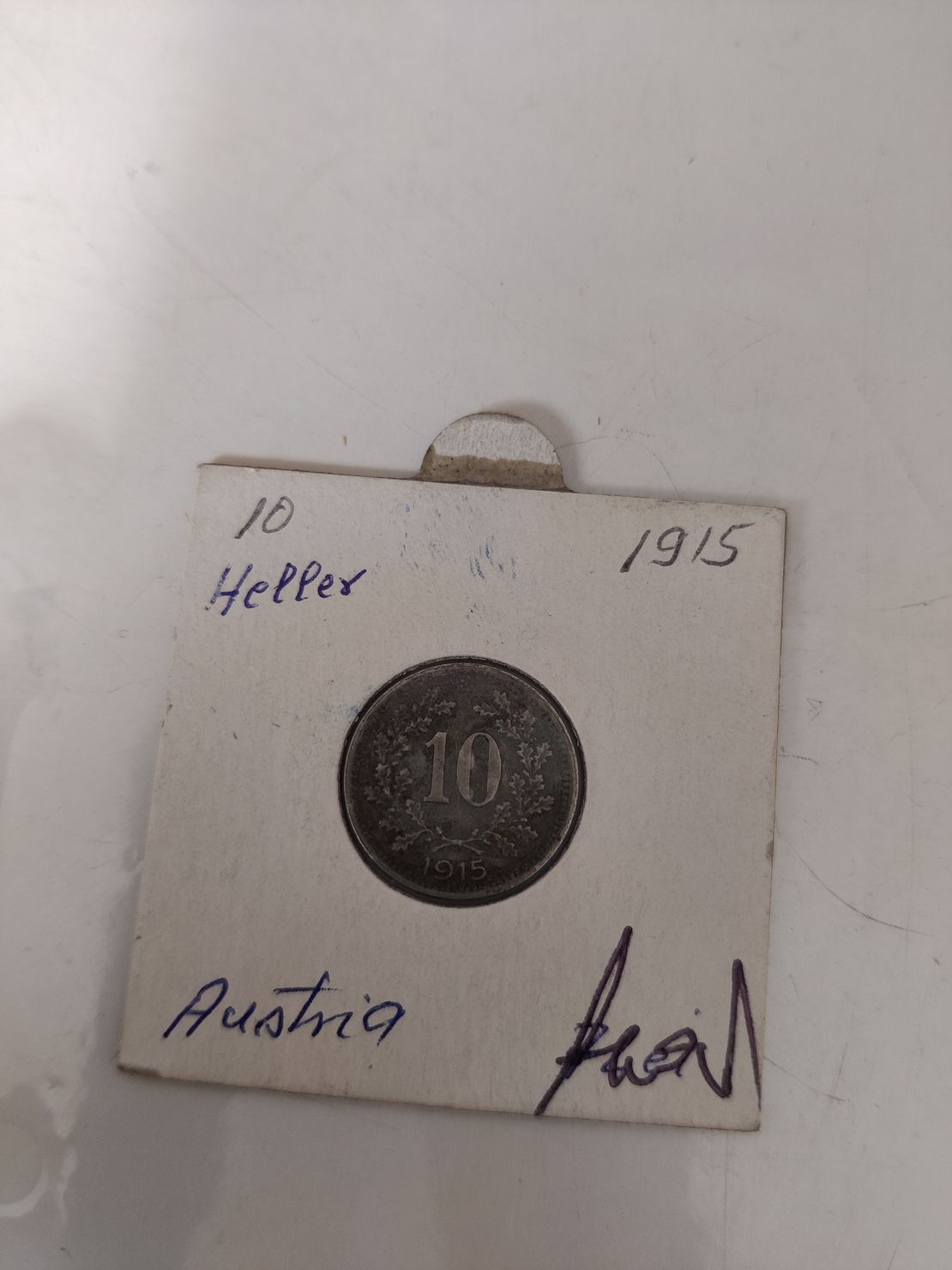 10 heller, 1915