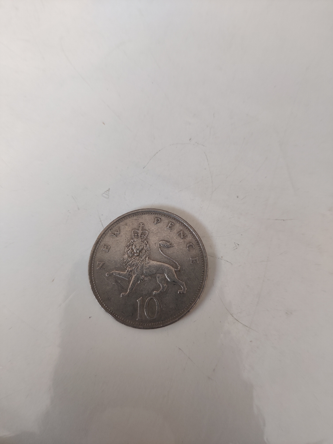 10 new pence, 1971