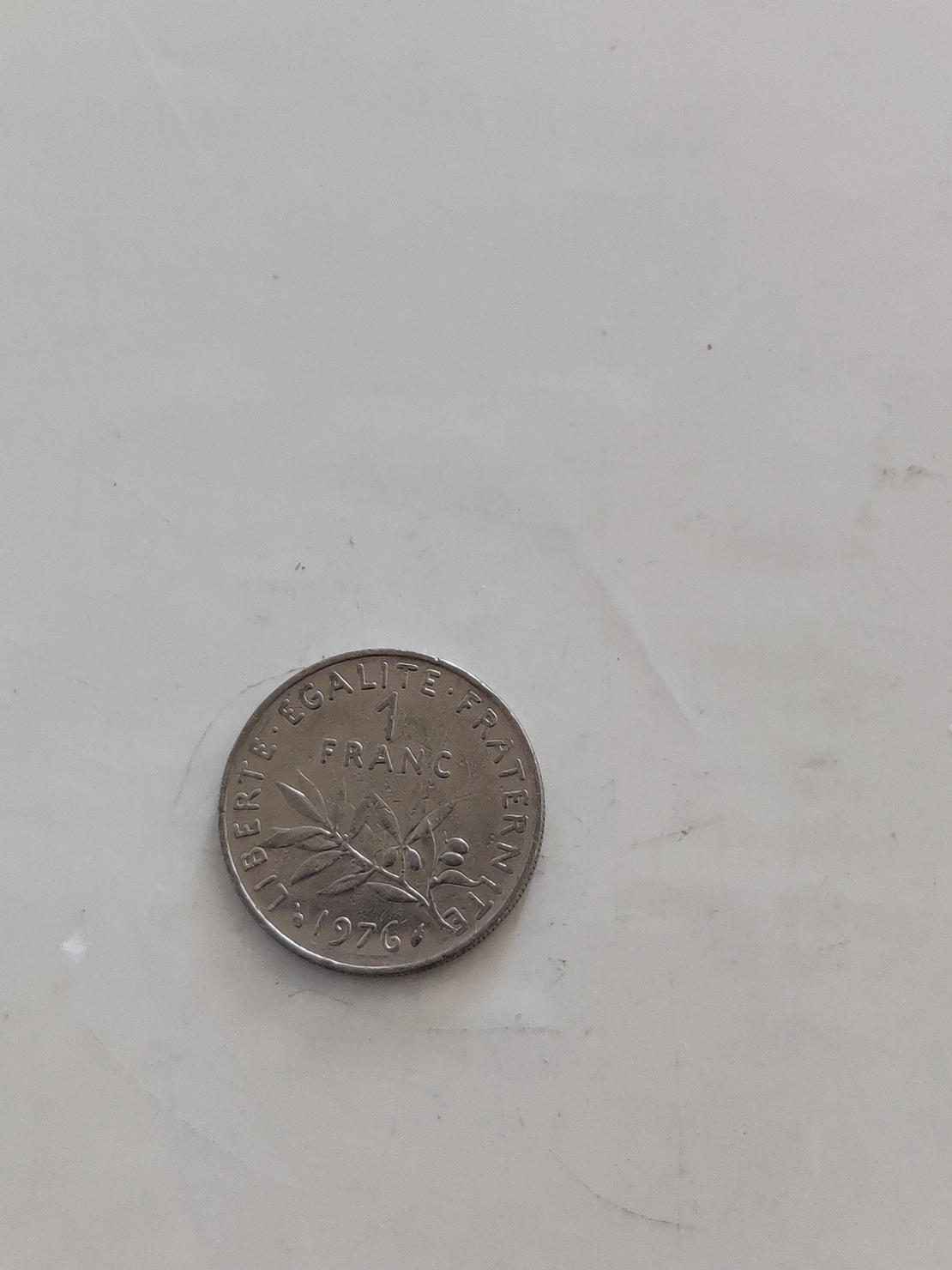 1 franc, 1976