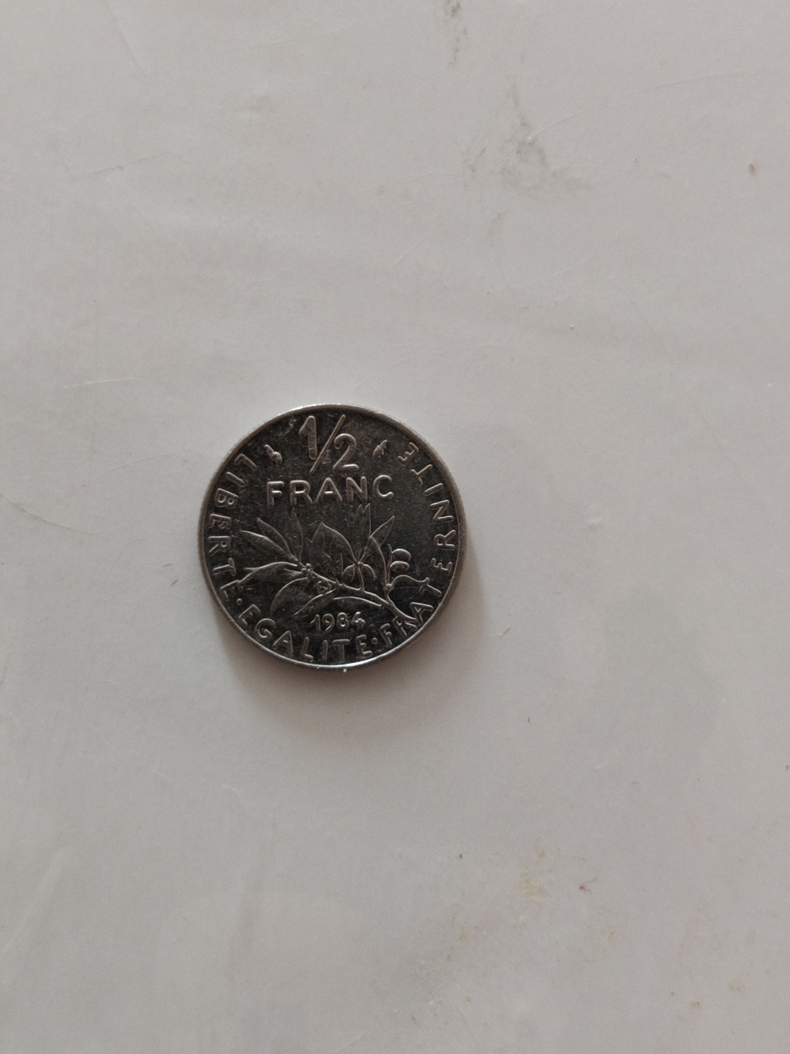 1/2 franc, 1984