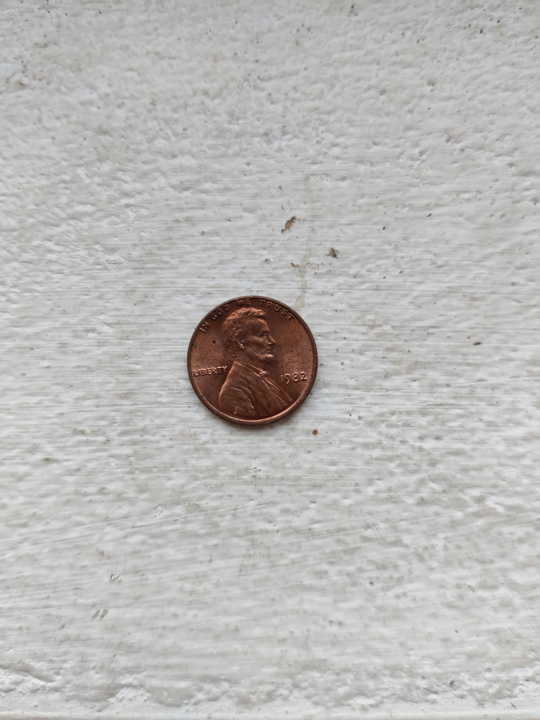 One cent, 1982