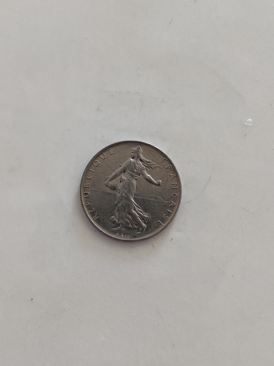 1 franc, 1977
