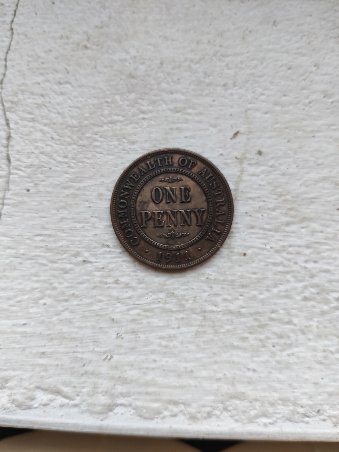 One penny, Australia, 1911