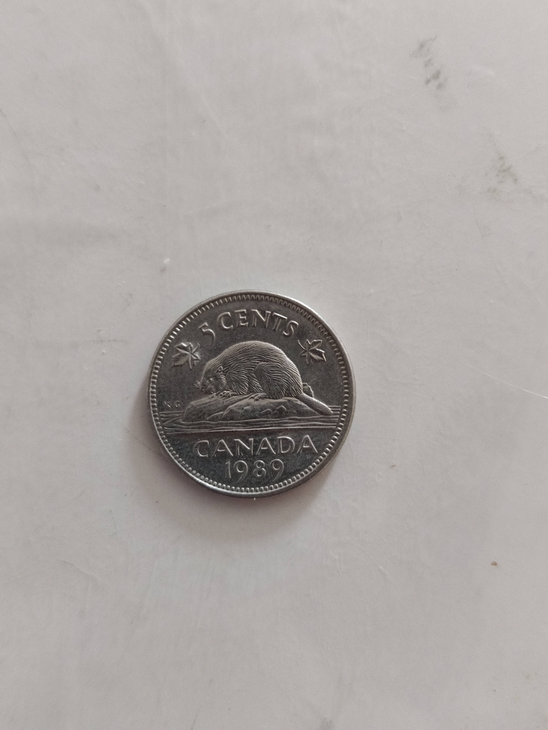 5 cents, 1989