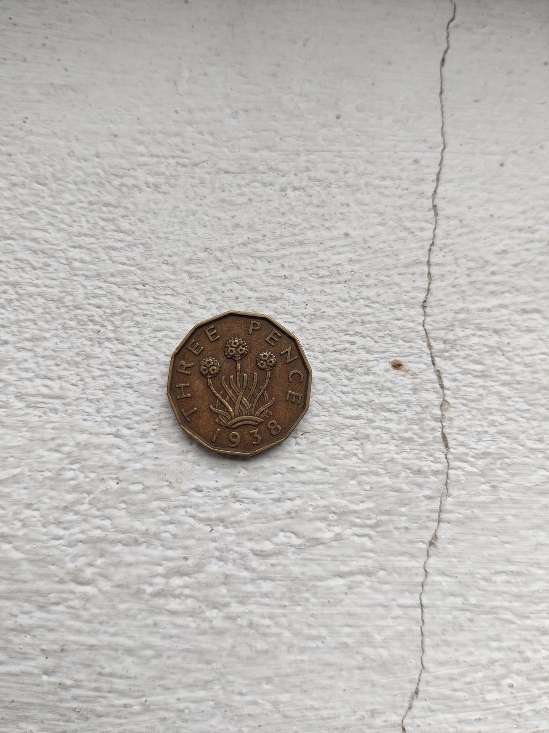 Three pence, 1938