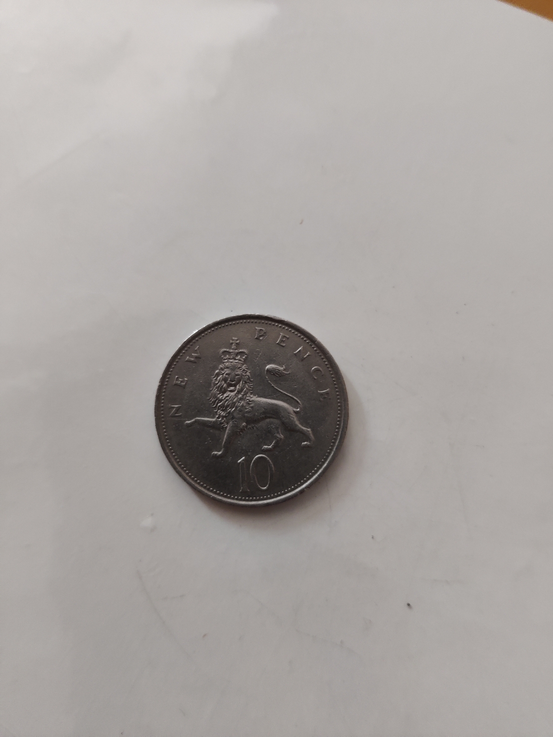 10 new pence, 1974