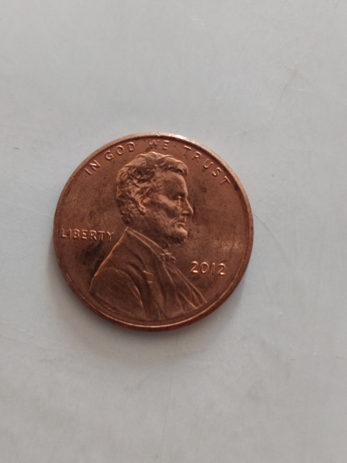 One cent, 2012