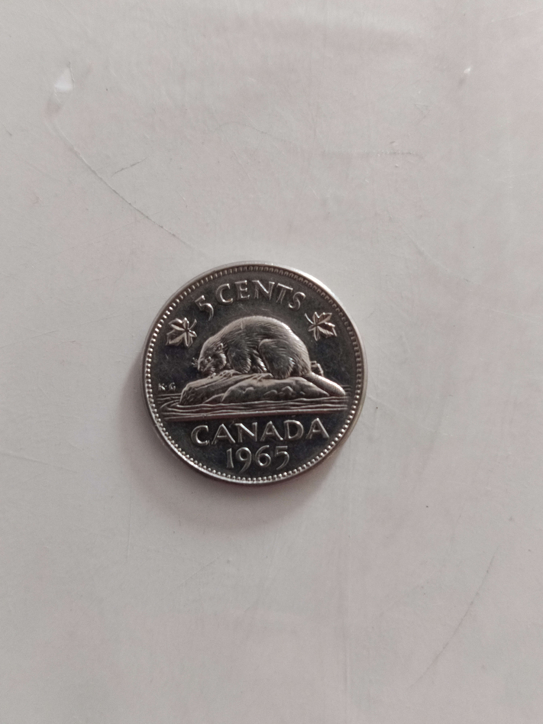 5 cents, 1965