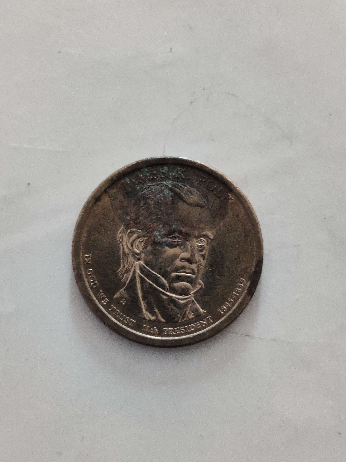 One dollar, 1845-1849
