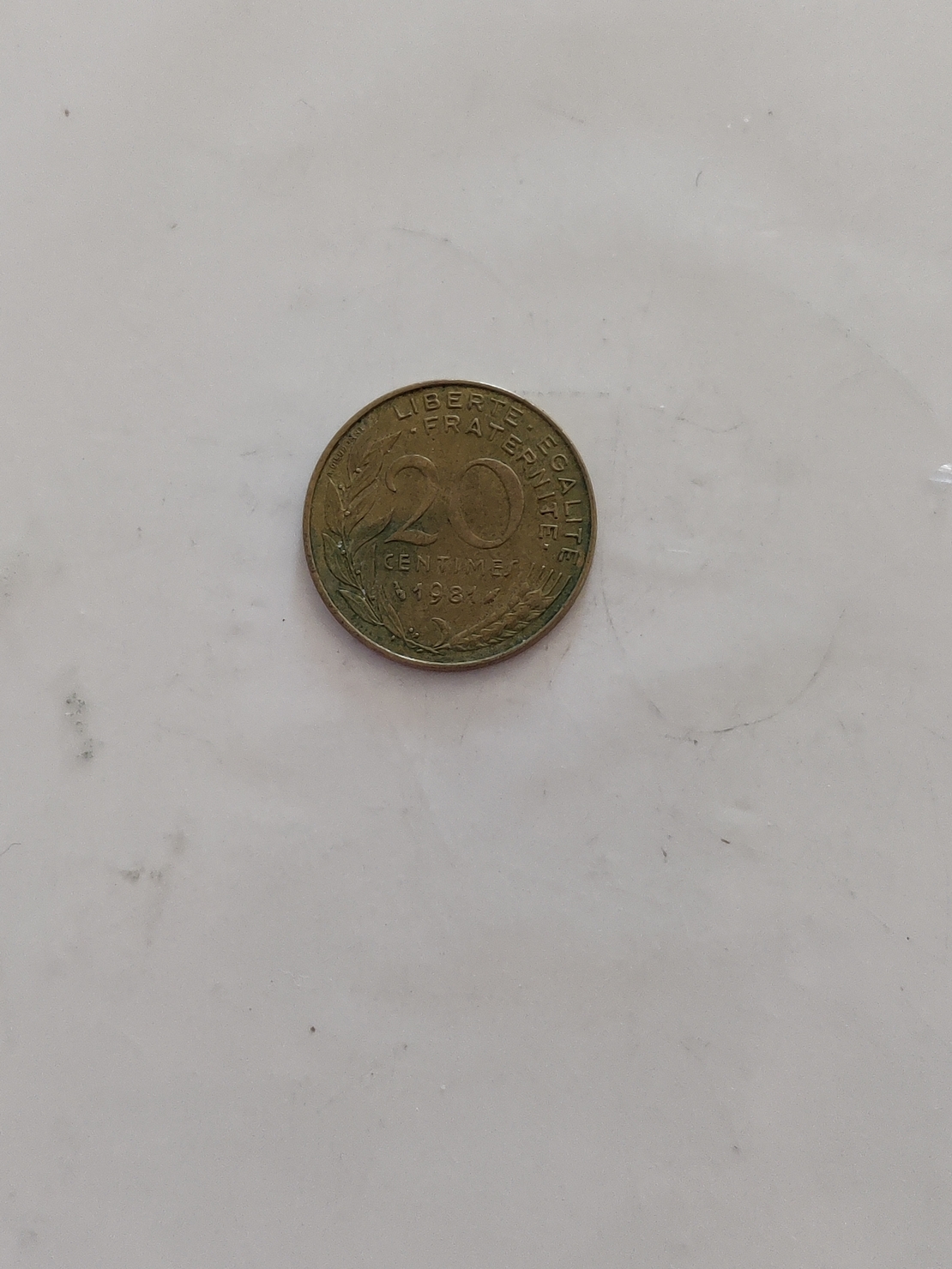 20 centimes, 1981