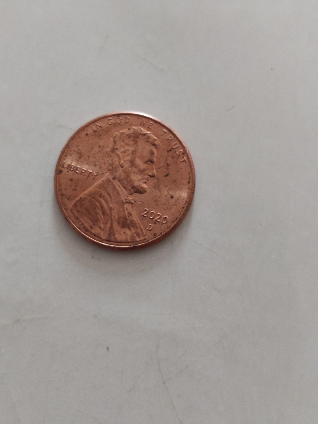 One cent, 2020