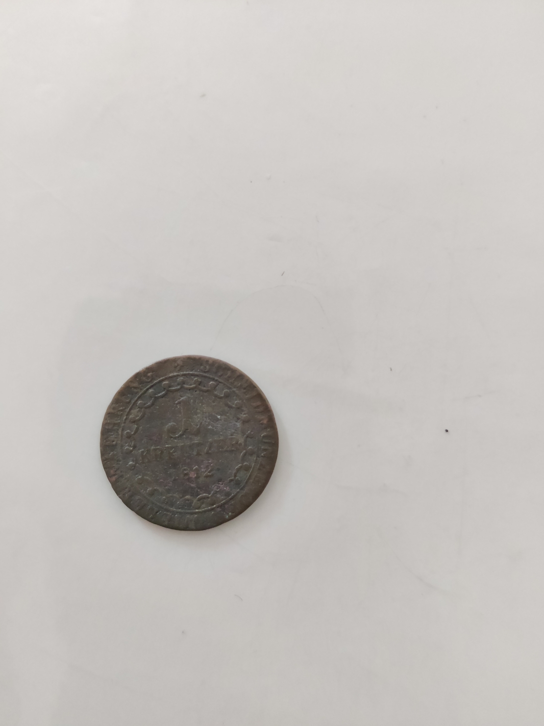 1 kreutzer, 1812