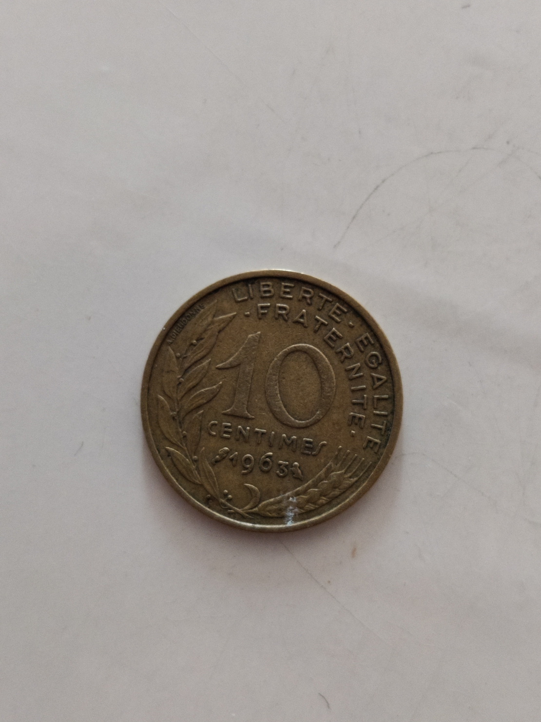 10 centimes, 1963