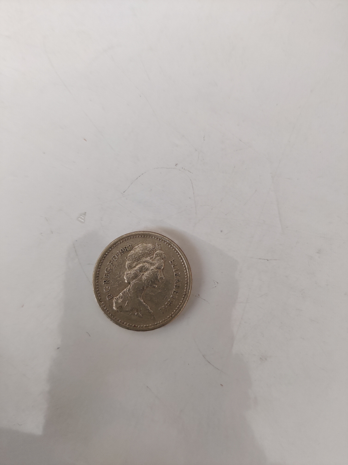 One pound, 1983