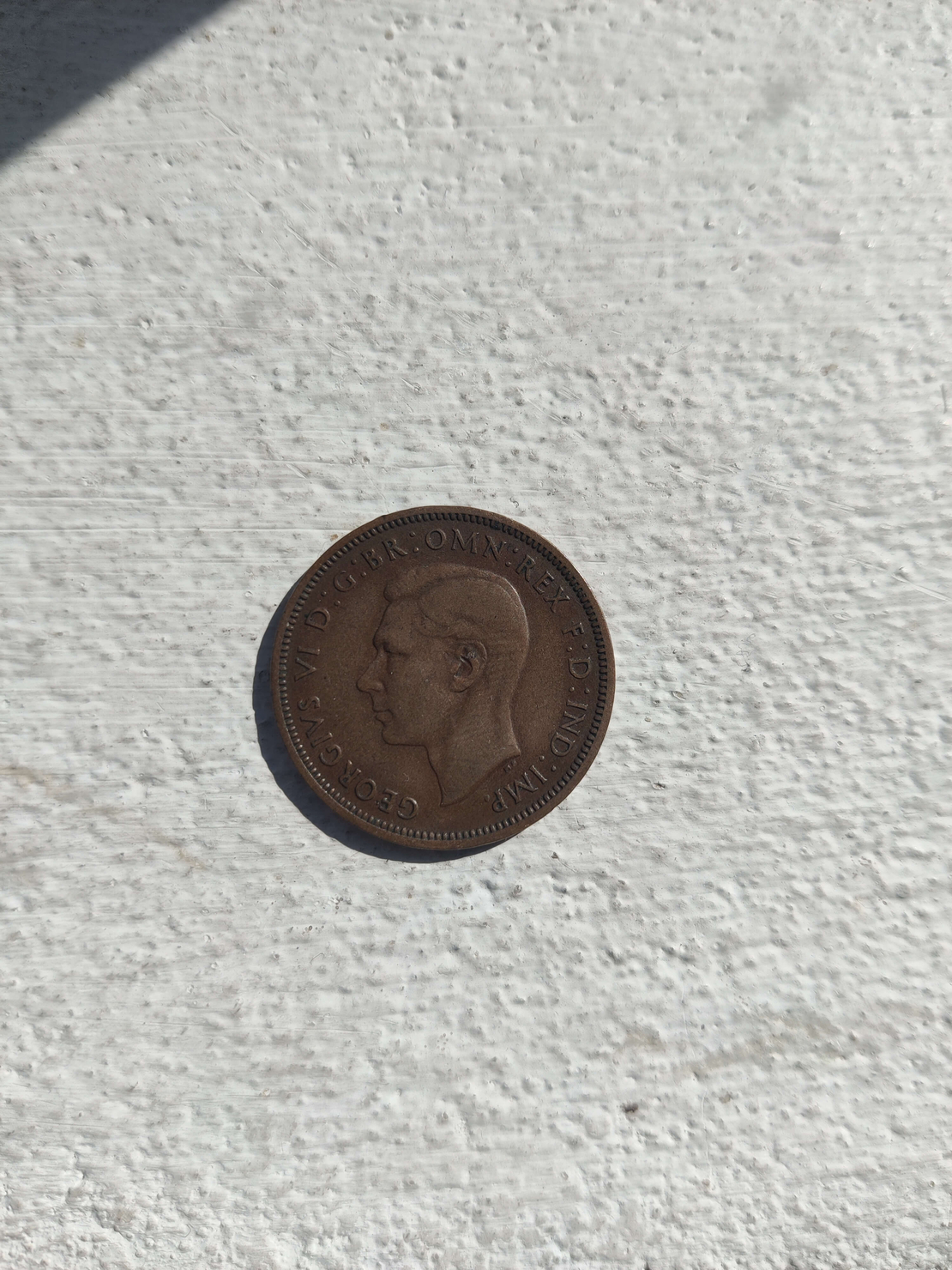 Half penny, 1937