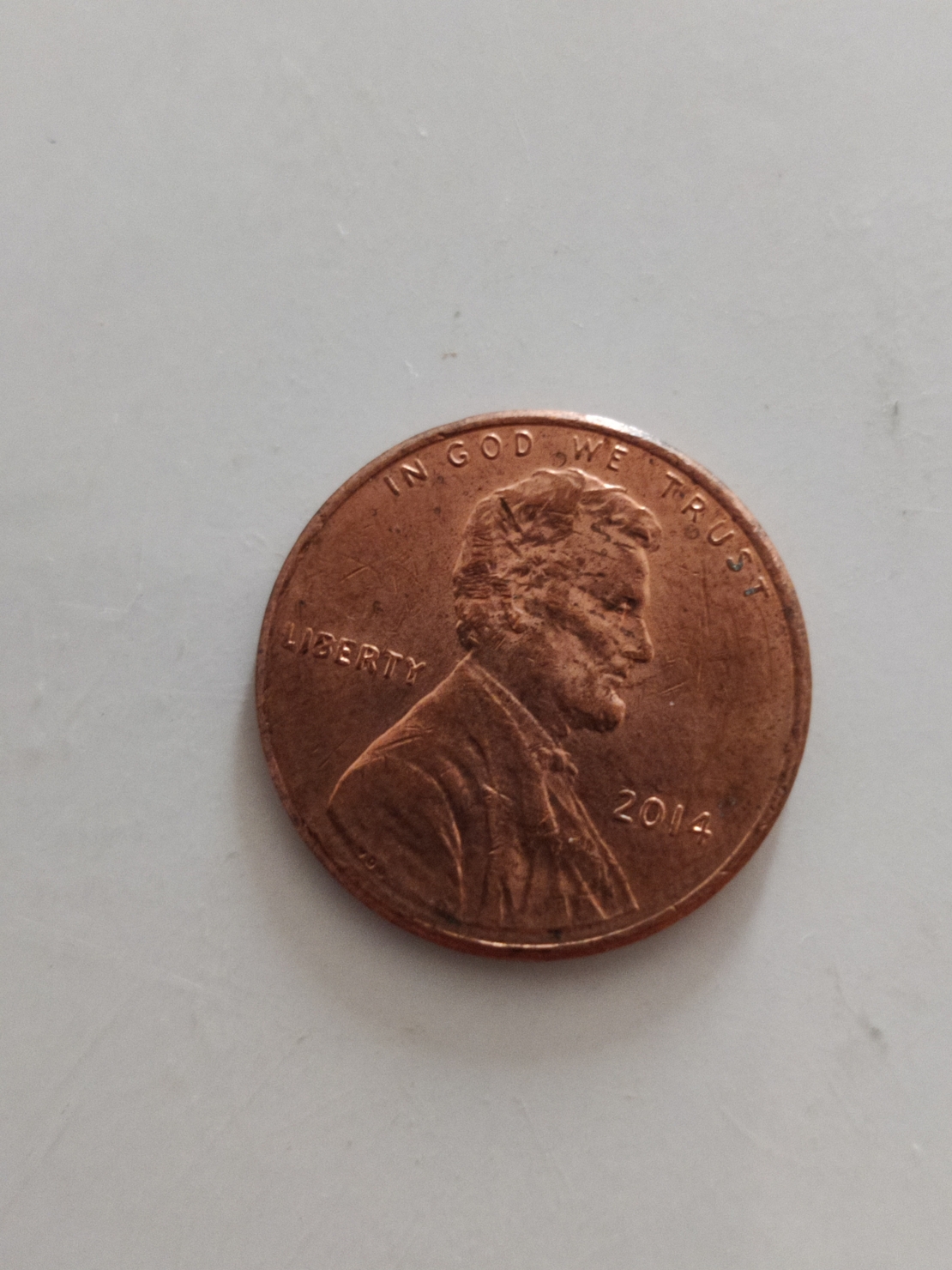 One cent, 2014
