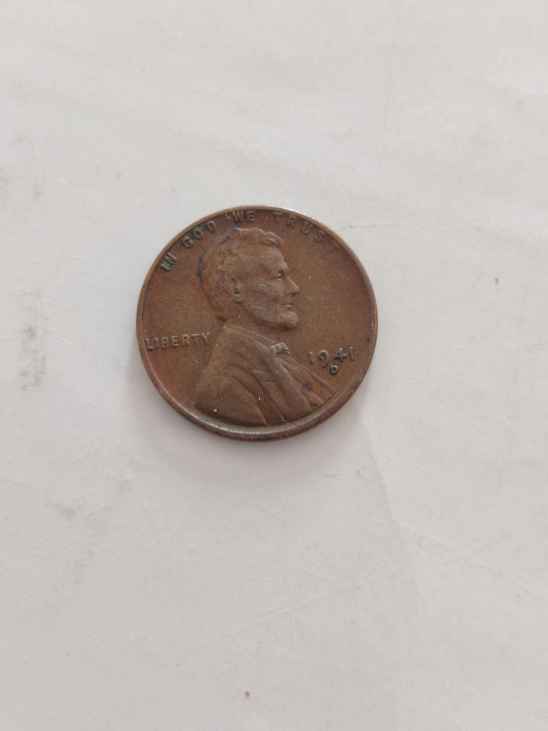 One cent, 1941