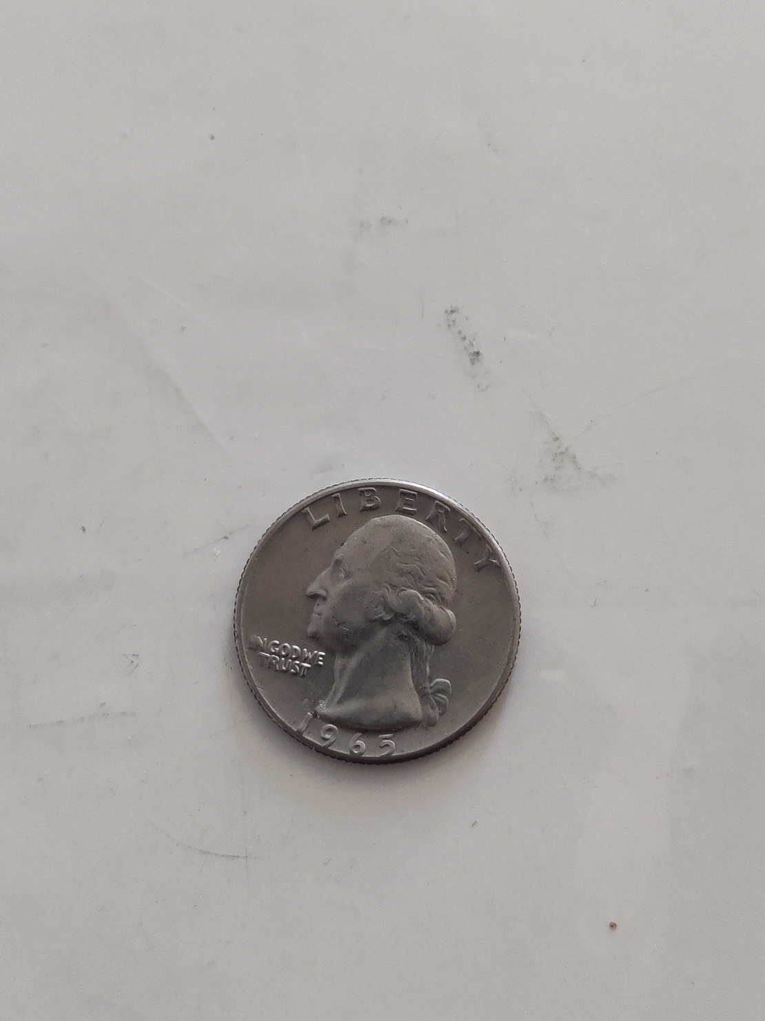 Quarter dollar, 1965
