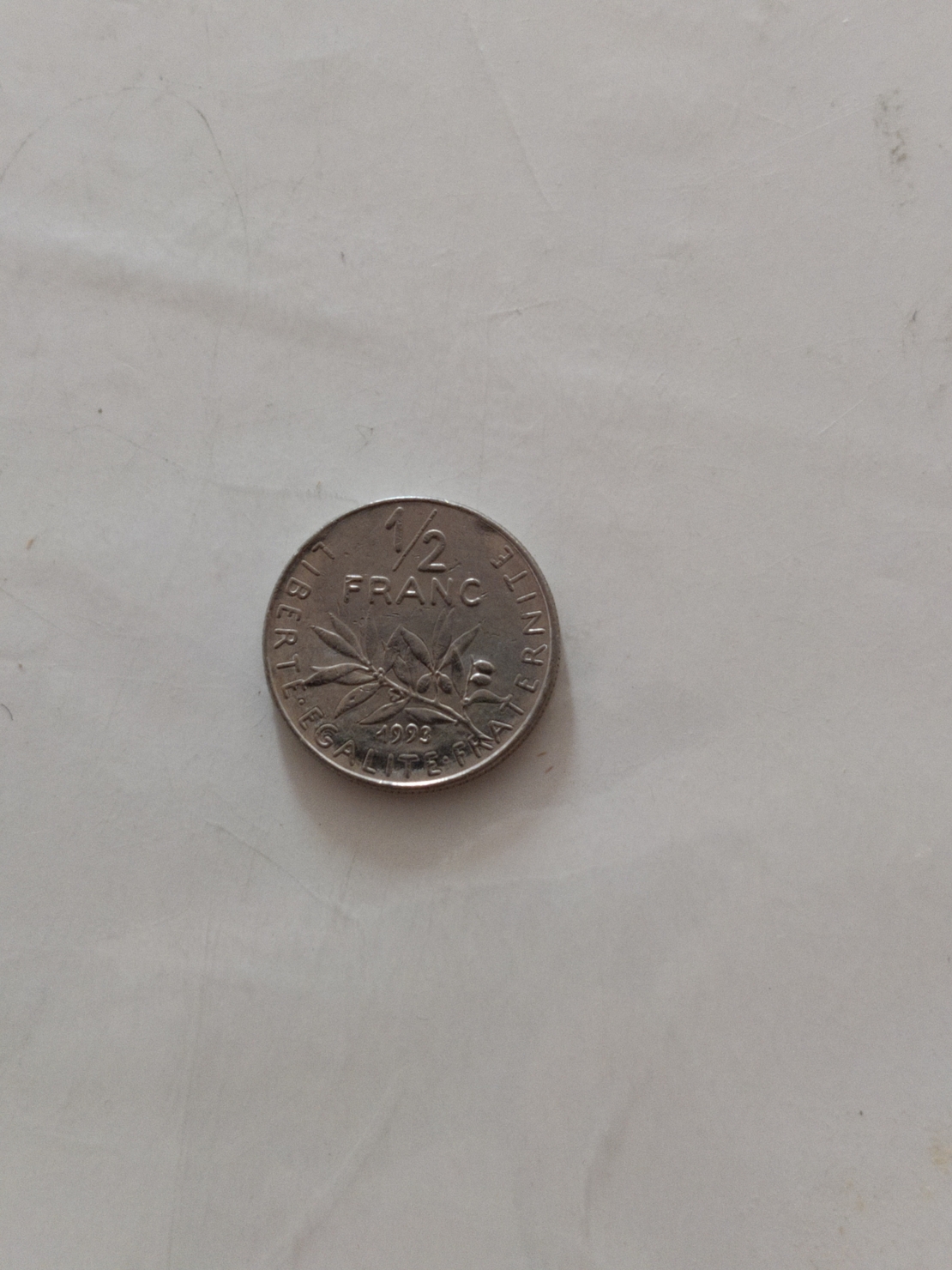 1/2 franc, 1993
