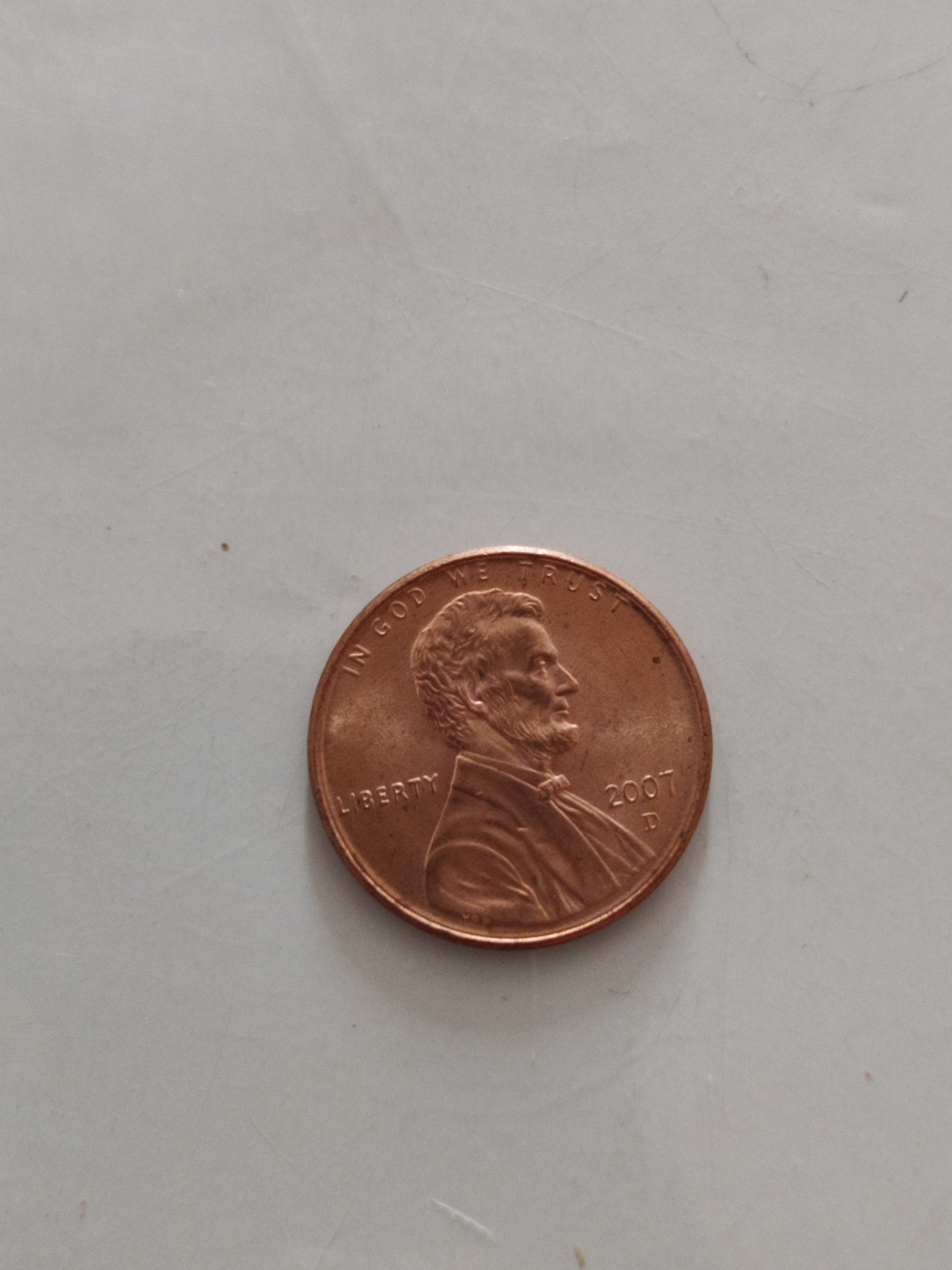 One cent, 2007