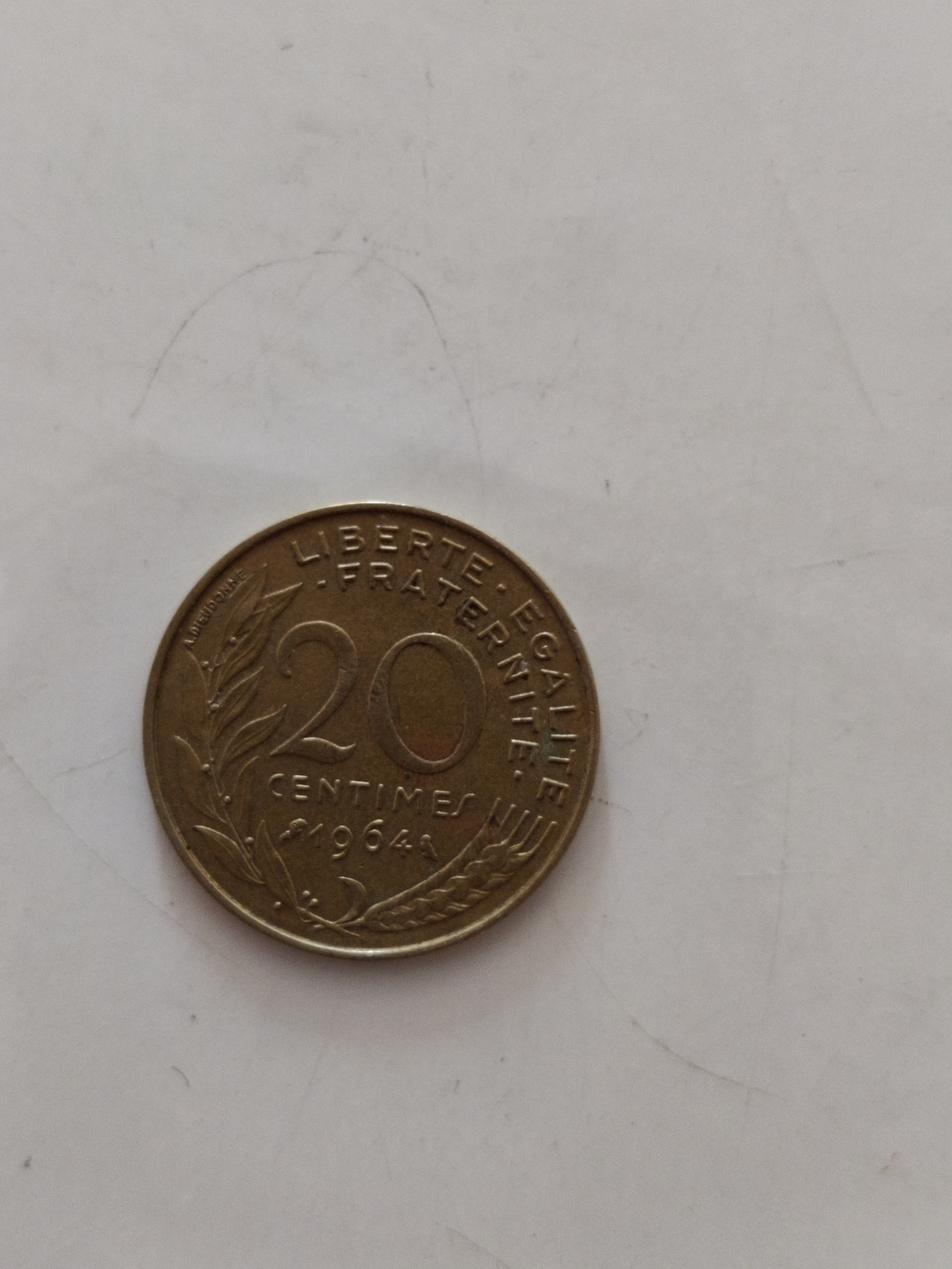 20 centimes, 1964