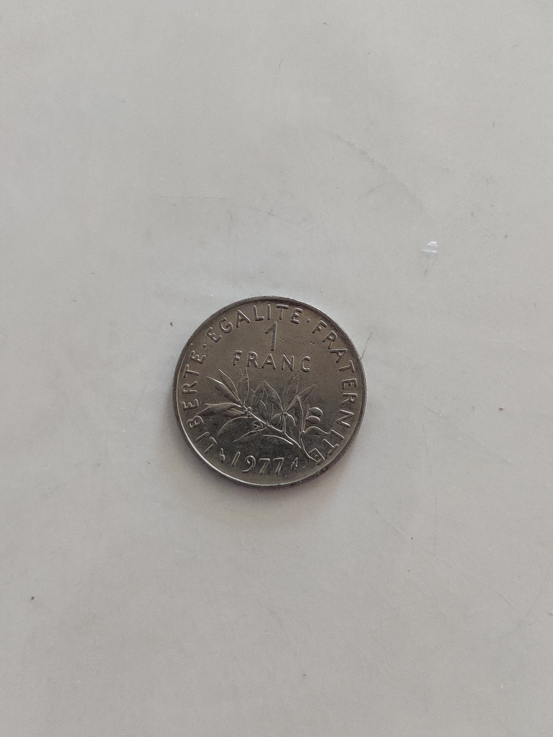 1 franc, 1977