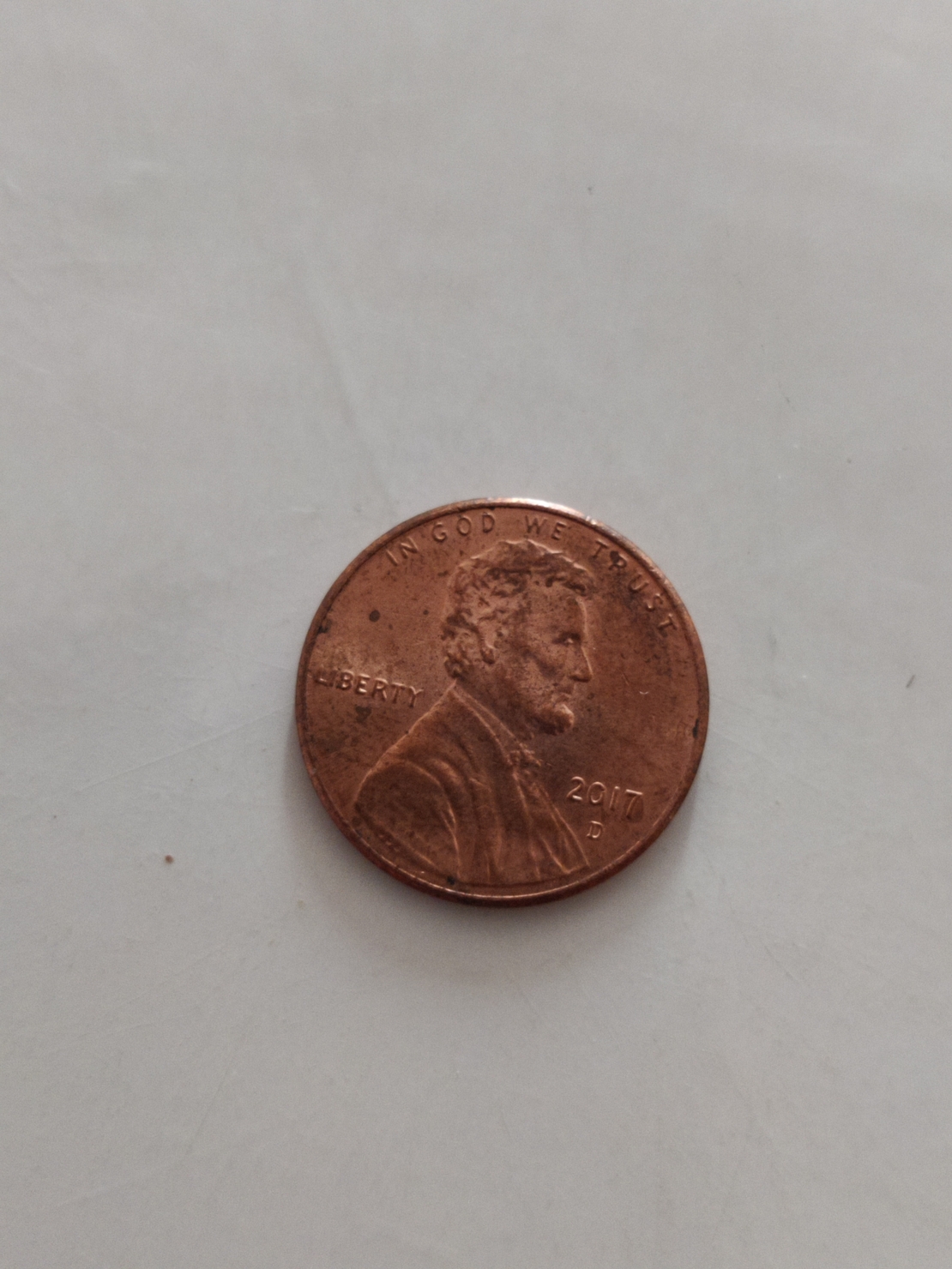 One cent, 2017