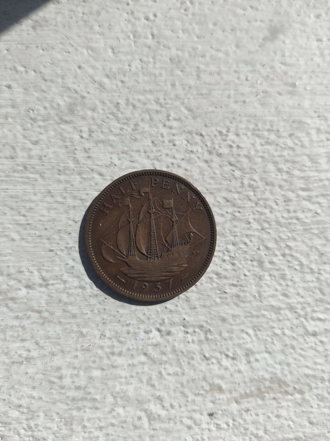 Half penny, 1937