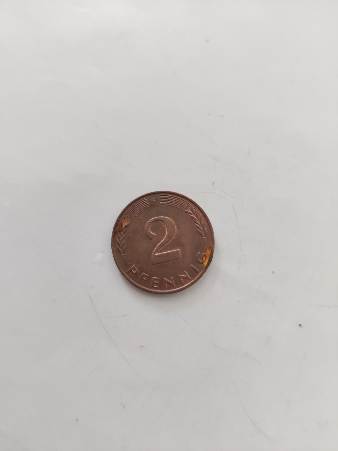 2 pfennig, 1986