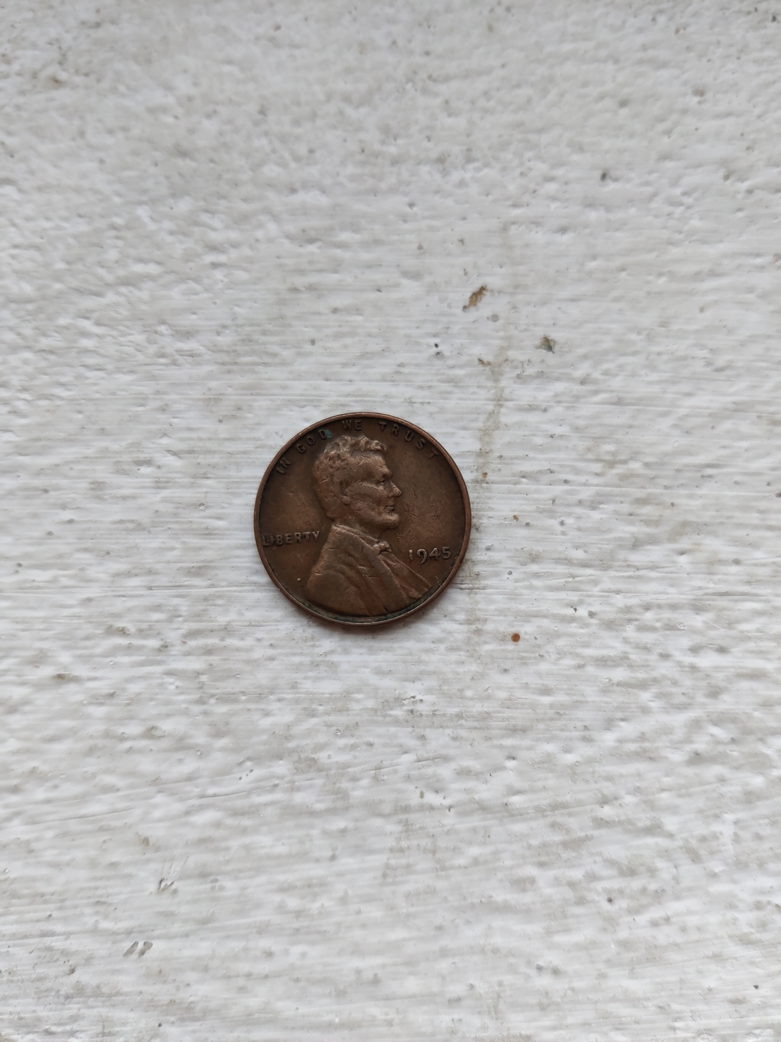 One cent, 1945